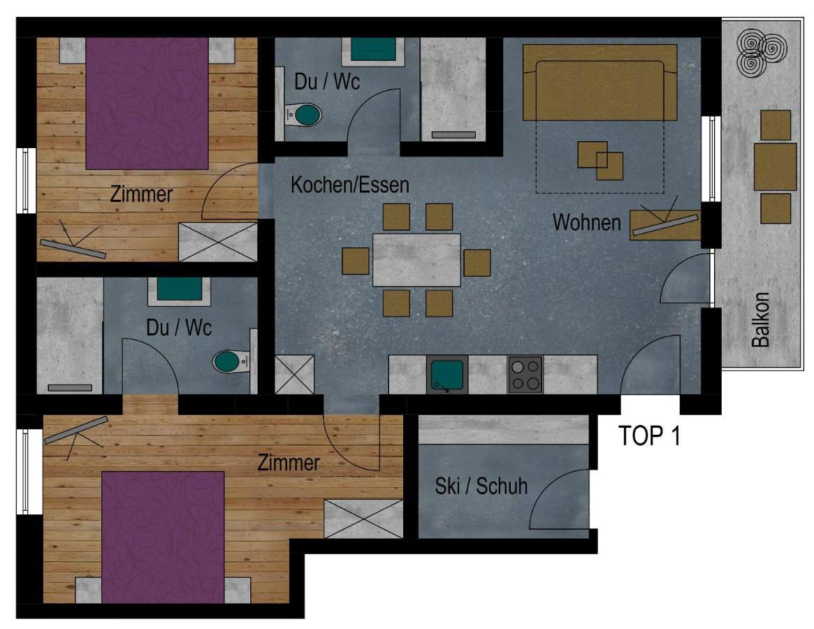 Apart Scharler Mit Silvretta Card See Eksteriør billede